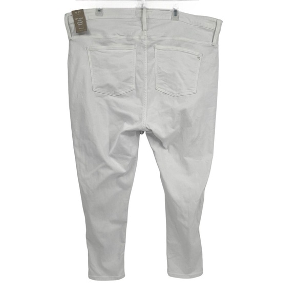 MADEWELL 10" High Rise Skinny Crop Button fly White Jeans Size 37 NWT Women’s - Picture 2 of 10